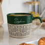 Personalised Handmade Dipped Dash Ceramic Mug, thumbnail 1 of 7