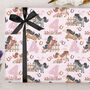 Three Sheets Of Children's 4th Birthday Horse Wrapping Paper, thumbnail 2 of 2