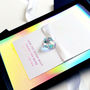 Charged Rainbow Swarovski Crystal Birthday Card, thumbnail 4 of 7
