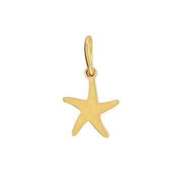 Gold Starfish Charm Necklace, 2 of 4