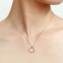 Mobius Circle Pendant Necklace, thumbnail 5 of 10