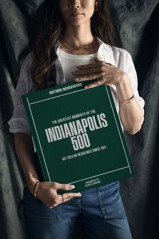 Indianapolis 500 Personalised Us Sports Gift Newspaper Book, 7 of 10
