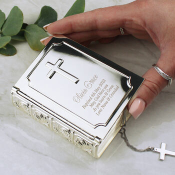 Personalised Bible Trinket Box, 4 of 8