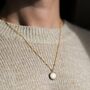 Barcelona June Birthstone Necklace Moonstone, thumbnail 2 of 5