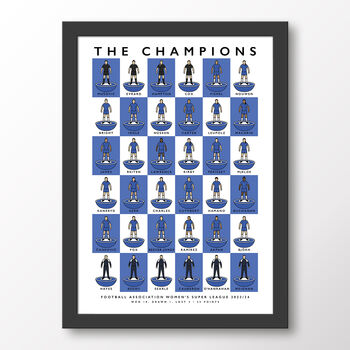 Chelsea Fc Women The Champions Squad 23/24 Poster, 7 of 7