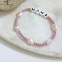 Personalised Colourful Pearl And Bead Bracelet, thumbnail 4 of 7