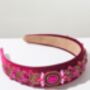 Magenta Queen With A Pink Satin Drawstring Bag // Ages Six To Adult, thumbnail 2 of 5