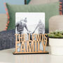 Personalised Family Gift Photo Frame For Mum Or Dad, thumbnail 1 of 5