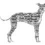 Personalised Dog Word Cloud Print, thumbnail 9 of 12