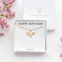 Bee Necklace, Birthday Gift For Her, Nature Lover Gift Idea, thumbnail 1 of 10