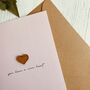 You Have A Nice Heart Wooden Detail Card, thumbnail 3 of 3