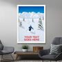 Personalised Ski Poster, thumbnail 3 of 7