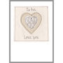 Personalised Heart Wedding Or Anniversary Card, thumbnail 9 of 12