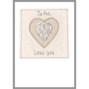 Personalised Heart Wedding Or Anniversary Card, 9 of 12