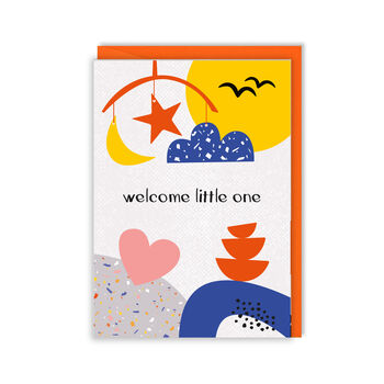 Abstract New Baby Card, 2 of 2