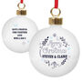 Personalised Christmas Frost Bauble, thumbnail 2 of 3