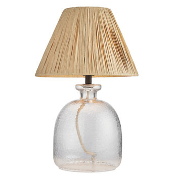 Natural Raffia Table Lamp, 3 of 3