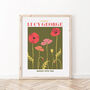 Personalised August Birth Flower Print, thumbnail 4 of 5