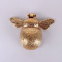 G Decor Golden Bee Polished Brass Door Knocker Elegant Front Door Hardware Fitting, thumbnail 3 of 5