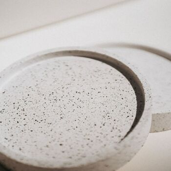 Handmade Stone Effect Round Eco Resin Coaster, 8 of 12