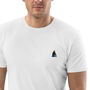 'A Man And His Bucket' Embroidered Football T Shirt, thumbnail 1 of 2