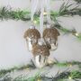Cluster Of Hanging Acorn Decorations, thumbnail 1 of 4