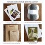 Fantasia Cowl Knitting Kit Gift Set, thumbnail 4 of 4
