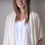 Large Knitted Cashmere Wrap Shawls, thumbnail 2 of 7