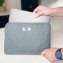 Personalised Laptop Case With Lined Initials, thumbnail 1 of 2