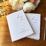 Vow Books Personalised Wedding Reading Cotton Cards, thumbnail 10 of 12