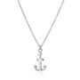 Small Anchor Charm Necklace, thumbnail 2 of 7