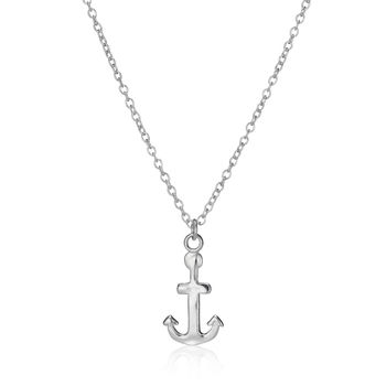 Small Anchor Charm Necklace, 2 of 7