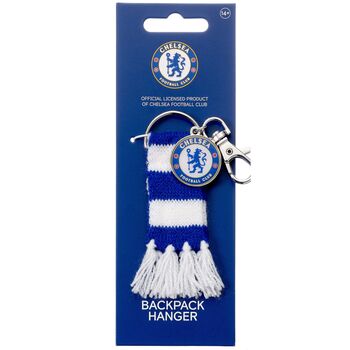 Chelsea Football Club Scarf And Logo Backpack Hanger, 5 of 6