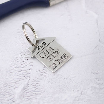Personalised First Home Housewarming Gift Keyring, 11 of 11