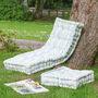 Tenby Stripe Garden Seat Pad Collection, thumbnail 1 of 6