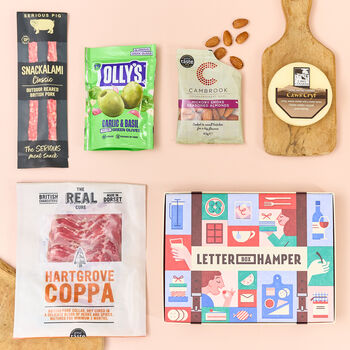 Luxury British Cheese And Meats Letter Box Hamper, 2 of 12