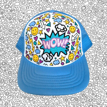 Kids Personalised Hand Painted Hat, 7 of 12