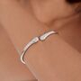 Skinny Drip Twist Bangle, thumbnail 1 of 5