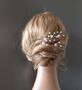 Set Of Five Pearl Flower Bridal Hair Pins, thumbnail 1 of 12