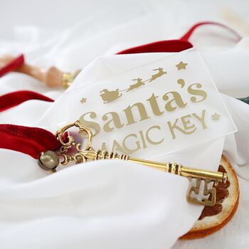 Santa's Magic Key Father Christmas Eve Gold Key, 2 of 7