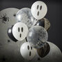 Ghost, Confetti Bats, Marble Halloween Balloon Cluster, thumbnail 1 of 3