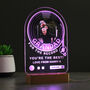 Personalised Record Photo Upload LED Light, thumbnail 8 of 11