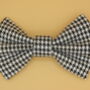 Houndstooth Dog Bow Tie, thumbnail 2 of 10