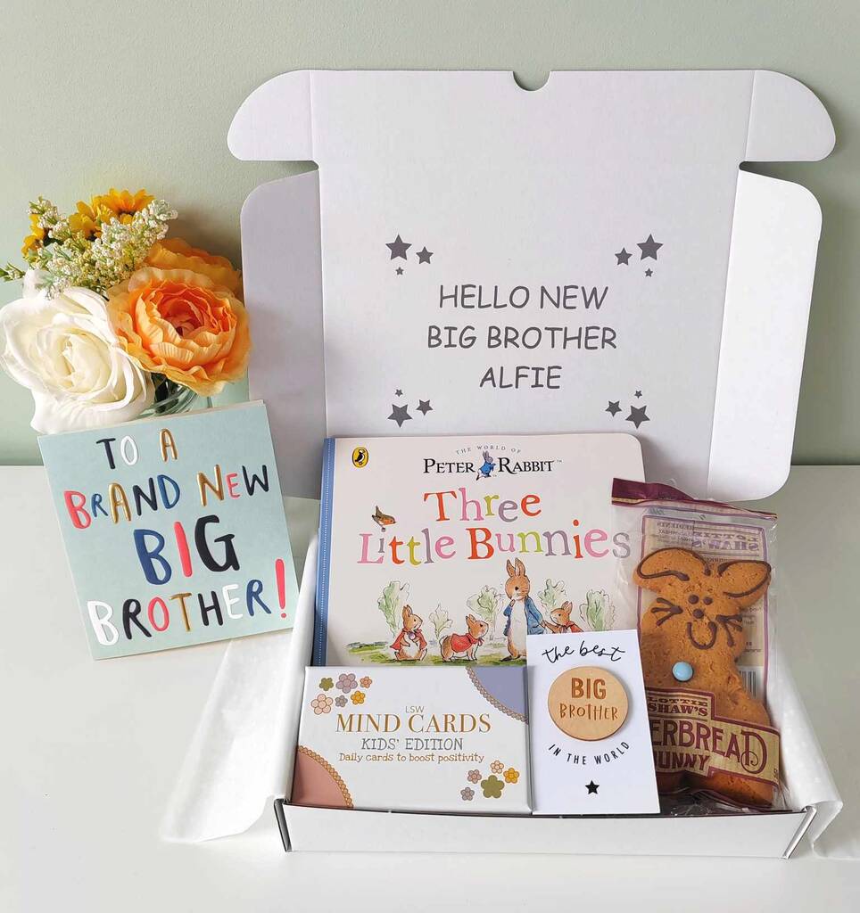 Sibling Gift For New Baby, New Big Brother Gift Set By Beatrice