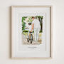 Personalised Father’s Day Gift – Hand Drawn Football Portrait From Photo | Custom Watercolour Artwork For Dad, Grandad Or Daddy’s Dream Team, thumbnail 4 of 9