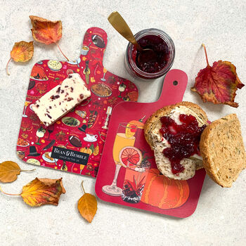 Heatproof Thanksgiving Mini Cheese And Drinks Board, 6 of 9