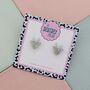 Small Reindeer Christmas Studs *More Colours Available*, thumbnail 7 of 10