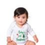 Personalised Baby Long Sleeve Bodysuit 1st Christmas, thumbnail 1 of 7