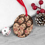 Personalised Face Photo Christmas Ornament, thumbnail 3 of 6