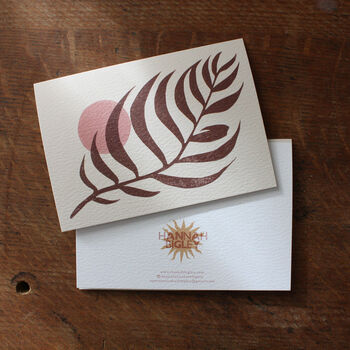 Palm And Sun Greetings Card, 10 of 10
